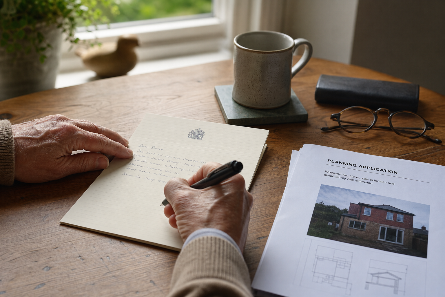 Cover: Planning objection letter template (UK)